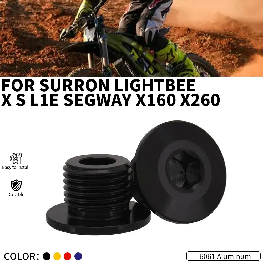 M16*1.5P Front Wheel Screws For Surron Lightbee X S L1E Segway X160 X260 CNC Electric Dirt Bike E-bikes Motorcycles Parts