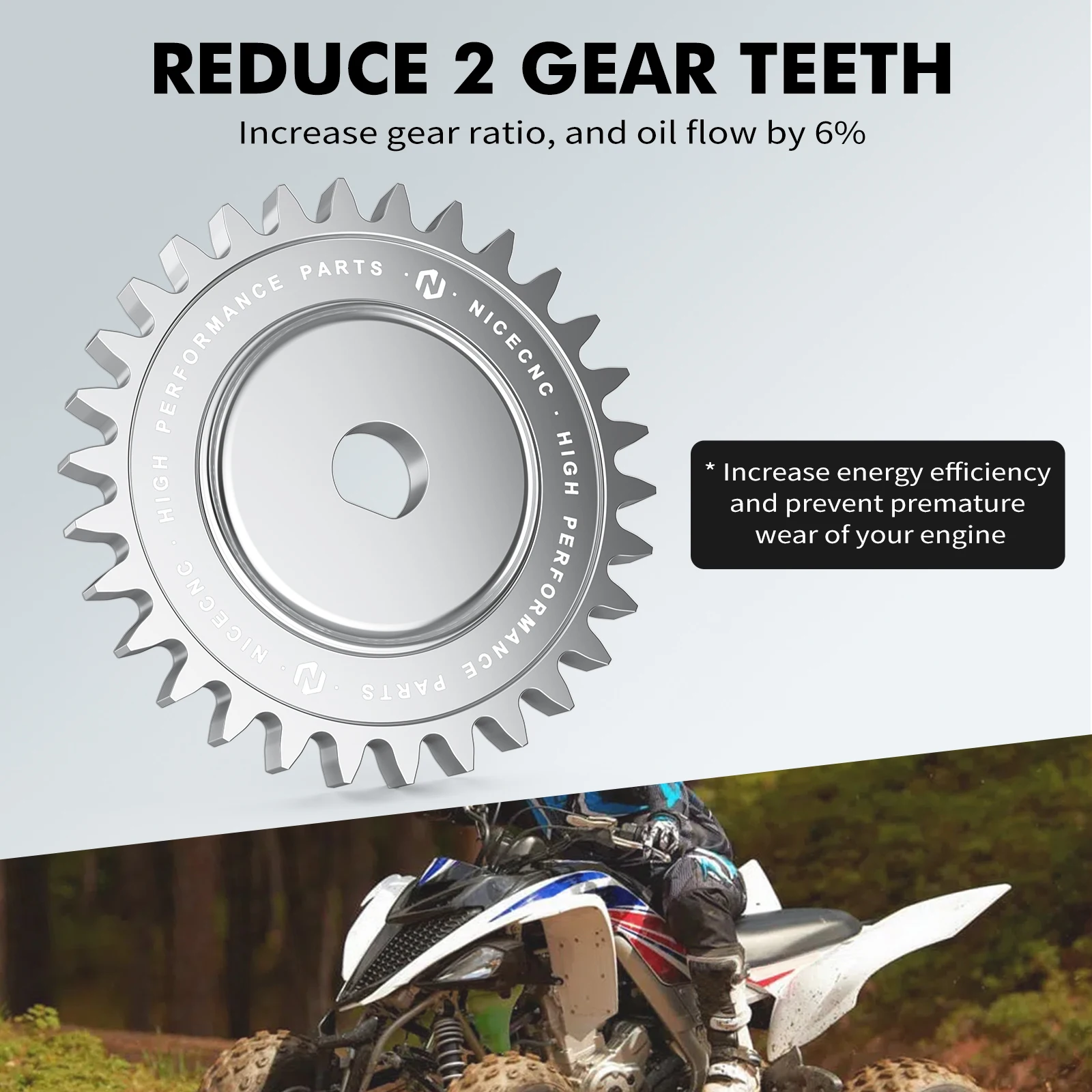 NICECNC Oil Pump Drive Gear  F - đánh giá và giá Motorcycle Gear Ratio