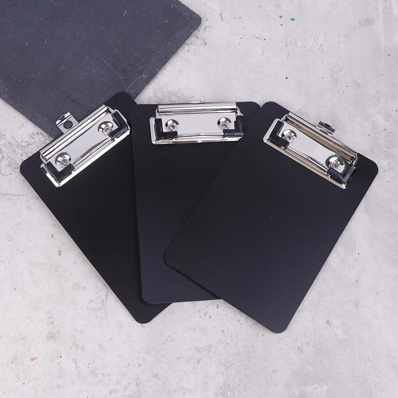 Imagem -05 - Mini Pocket-sized Clipboards Compacto Leve e Design Portátil Ideal para Blocos de Notas Pequenos Memo Organization Pcs