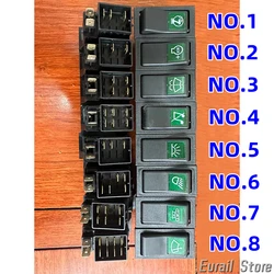 EC135B,EC140B,EC160B,EC180B,EC210B,EC240B,EC290B,EC360B,EC460B,EC700B WIPER WASHER WASHER SPEEDE BOOST LAMP POWER ROCK SWITCH