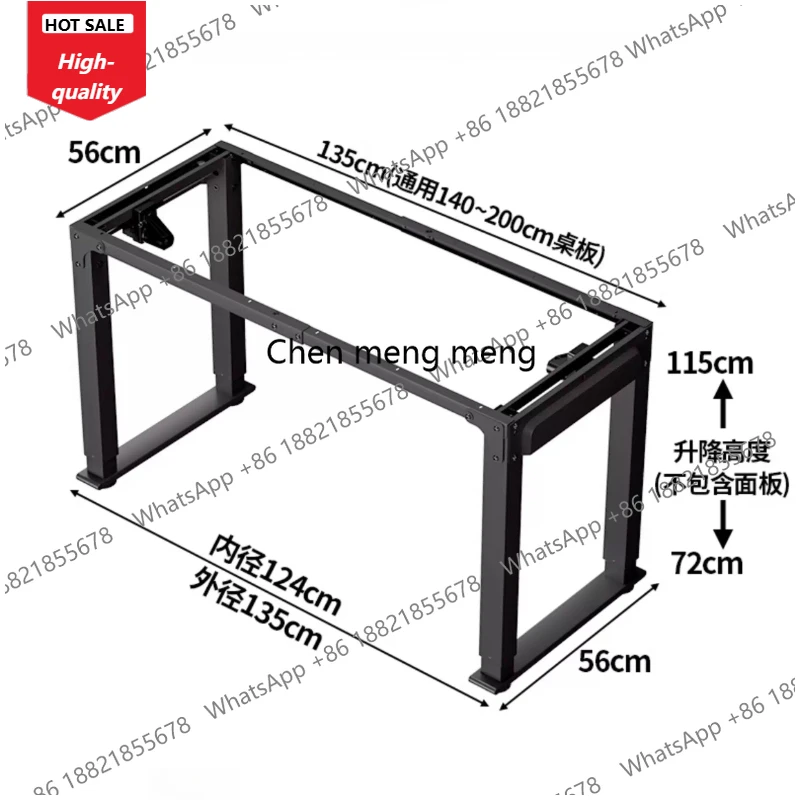 C139 black luxury Computer table Mid Century Minimalism Elegant creativity elevable desk modern fashion escritorio gaming furnit