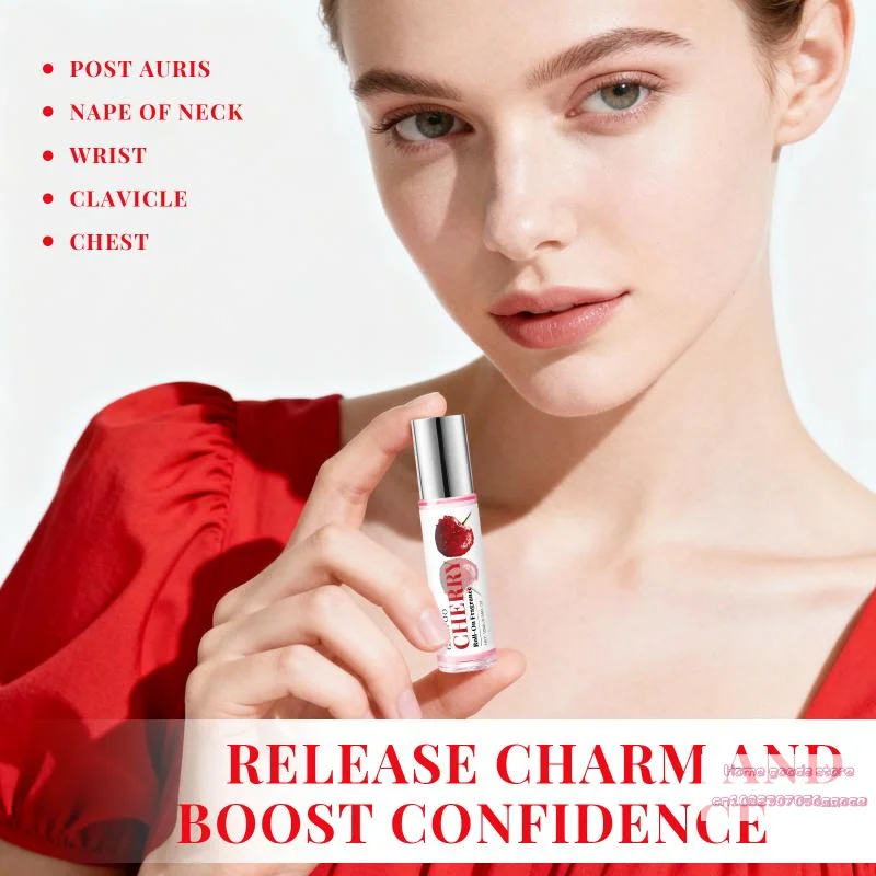 

Cherry Roll-on Fragrance10ml Men's And Women's Fragrance Oil Dating Fresh Niche Long-lasting Fragrance