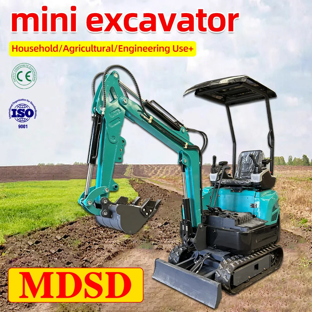 الصين دلو حفارة صغيرة Ce/epa/euro 5 الهيدروليكية 2 طن حفارة صغيرة للحديقة مع دلو حفار صغير للزراعة