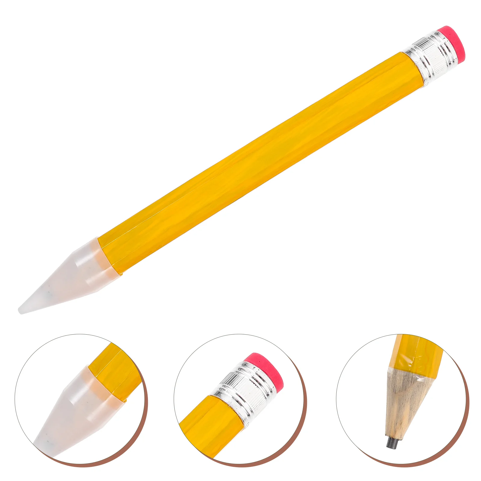 Wooden Portable Pencil Student Christmas Pencils Kids Writing Standard Erasers Pvc Film Drawing