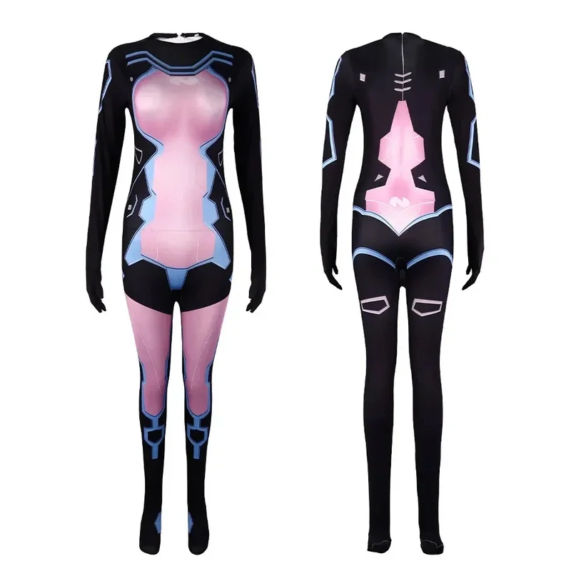 dd12Jumpsuit ketat dan seksi gadis, DVA, Daji Zero, Two02, jam tangan Kiana, Ayanami Cos, Evangelion Warrior, Halloween