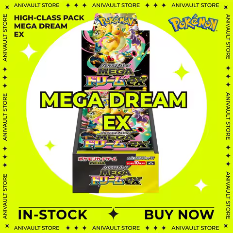 In Stock Original Japanese Pokemon PTCG MEGA Dream ex M2a Phantasmal Flames Mega Lucario Booster Box Rare Collectible Card Game