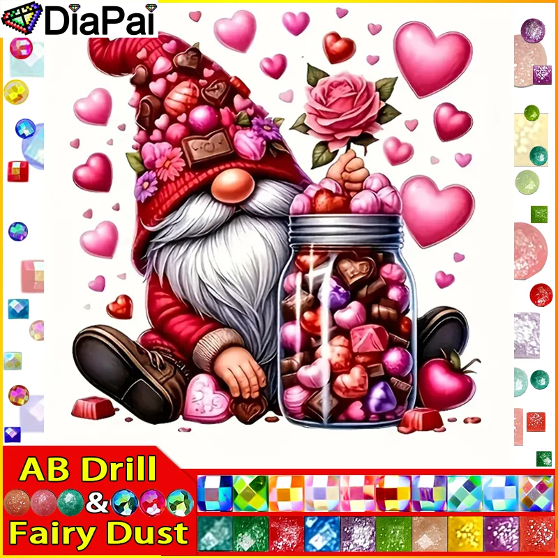 DIAPAI Fairy Dust AB 5D Diamond Embroidery Needlework Kit 