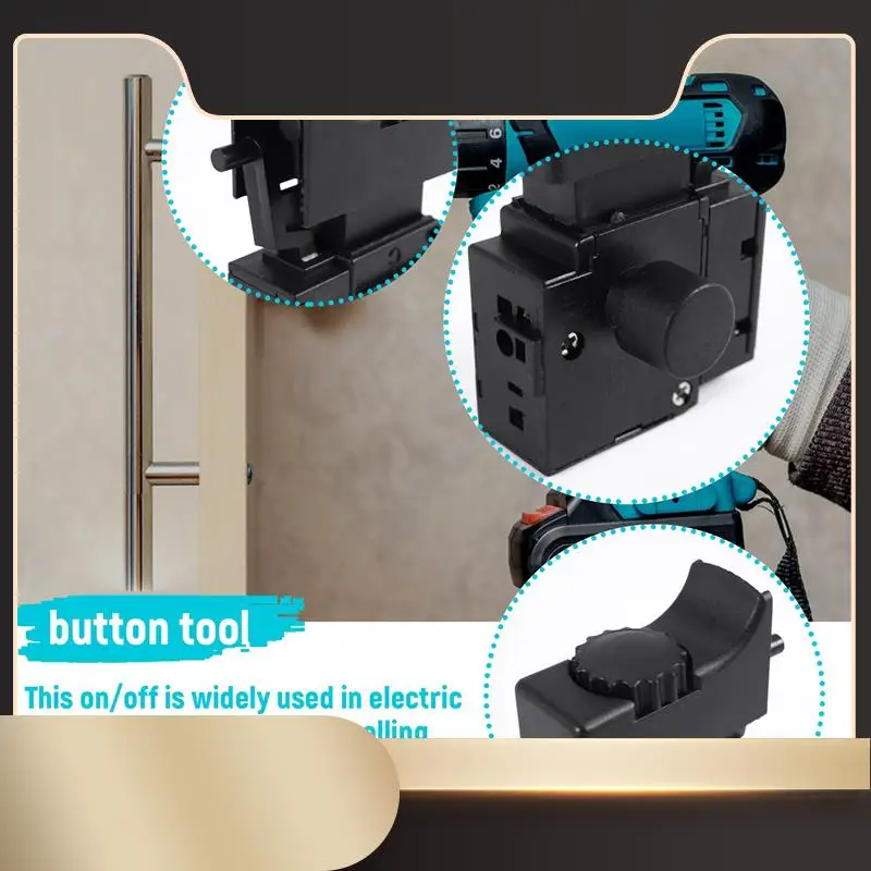 1PCS FA2-6/1BEK 250V 6A 5E4 Lock On Power Tool Electric Drill Trigger Switch Electric Tool Fittings Switch-N33R