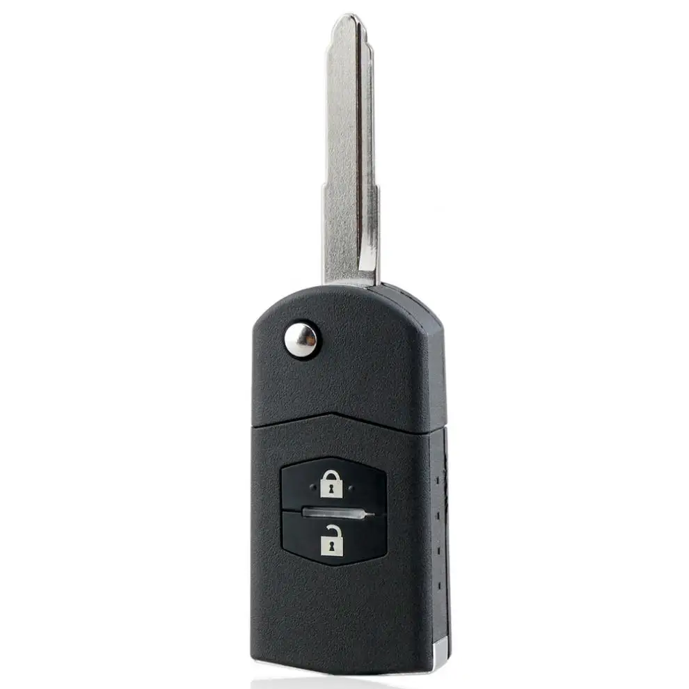 Custodia portachiavi per chiave remota per auto a 2 pulsanti adatta per MAZDADemio AxelaPremacyAtenza ID63 Chip 80bit SKE126-01 433 MHz Cover per chiave