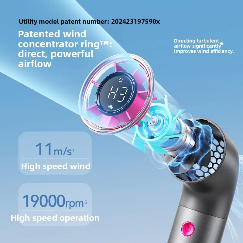 Gathering wind small water pipe handheld small fan mini cooling artifact  usb turbine life large wind outdoor portable