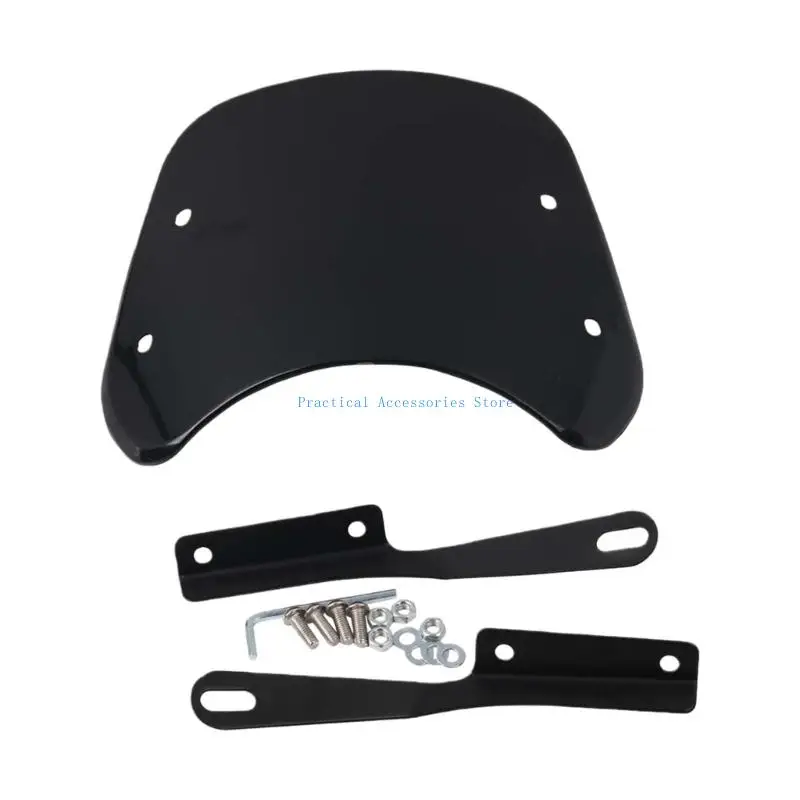 

U75E Motorcycle Windscreen Sport Screen Deflector Front Windshield for Italika 150