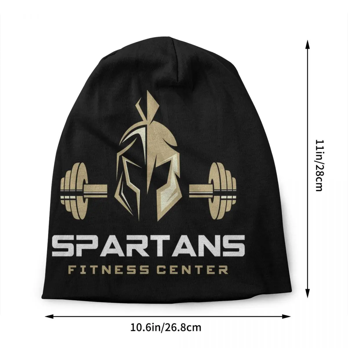 Custom GYM Spartan Fitness Bonnet Hats Hip Hop Knitting Hat For Men Women Winter Warm Skullies Beanies Caps