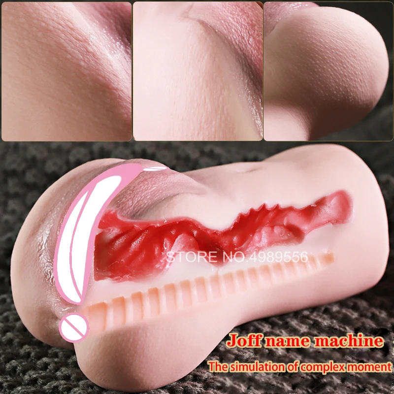 Masturbator? for Man 18 Vagina Masturbation Double Channel Pocket Pusssy Sexualex Men Toys Silicone Vaginal Adult Supplies Sex