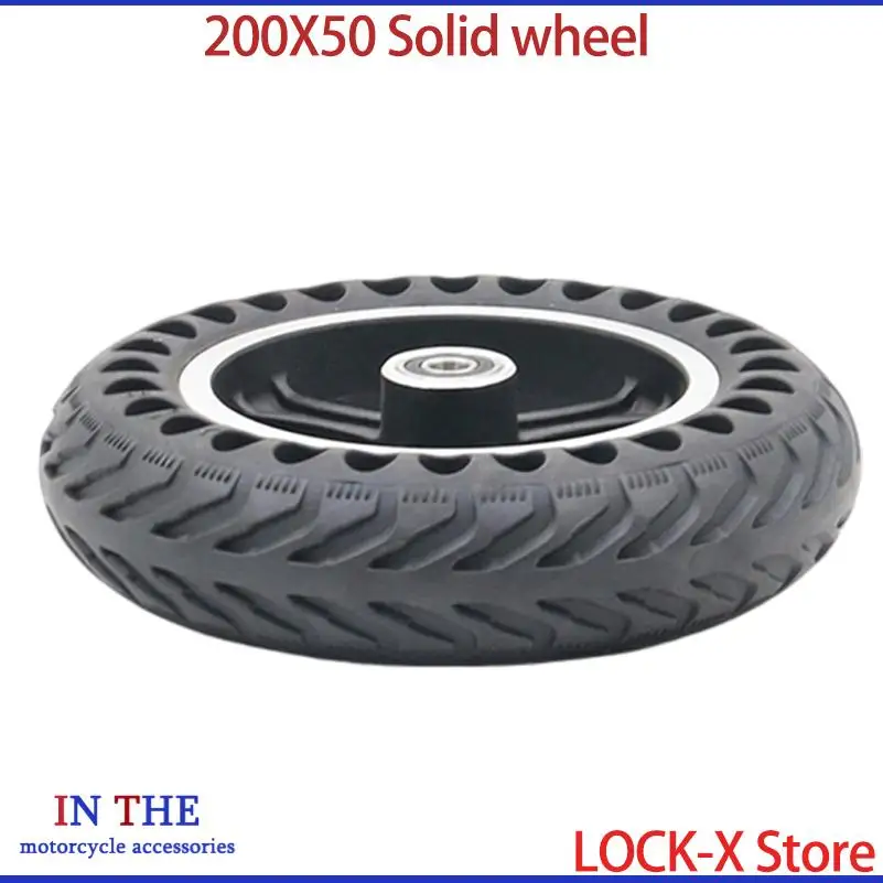 Suitable for Mini 4 Pro solid wheels, suitable for electric scooter 200X50 non inflatable wheel replacement parts