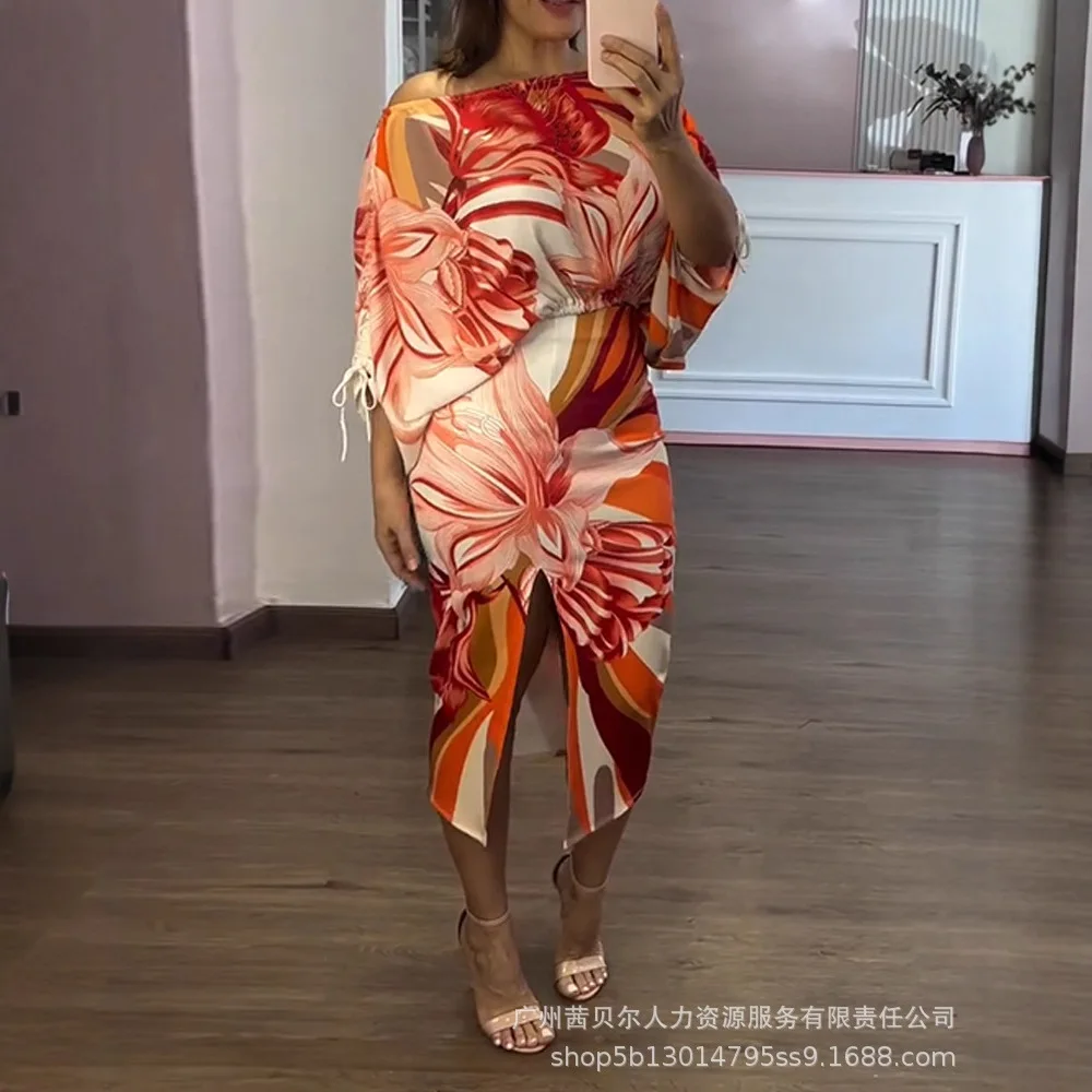 

Women Two Piece Sets Skirt Set Matching Sets Short Tops Dress Sets Print Mid Length Skirts High Waist Y2k Streetwear Elegant