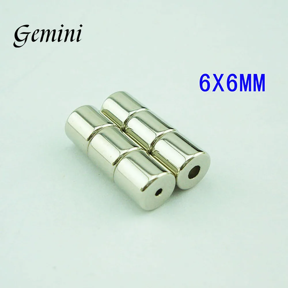 

10 Pairs Strong Magnetic Clasps Neodymium Magnets 6*6mm 5*6mm 5*5mm for Bracelet Necklace Jewelry Making DIY Round Accessories