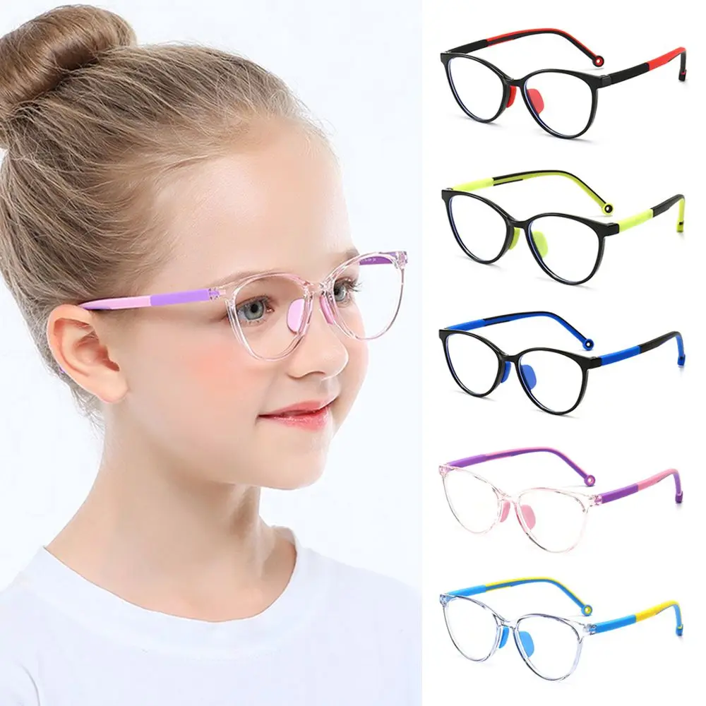 Lunettes anti-lumière bleue pour enfants, pour garçons et filles, protection des yeux pour ordinateur, monture ultra légère