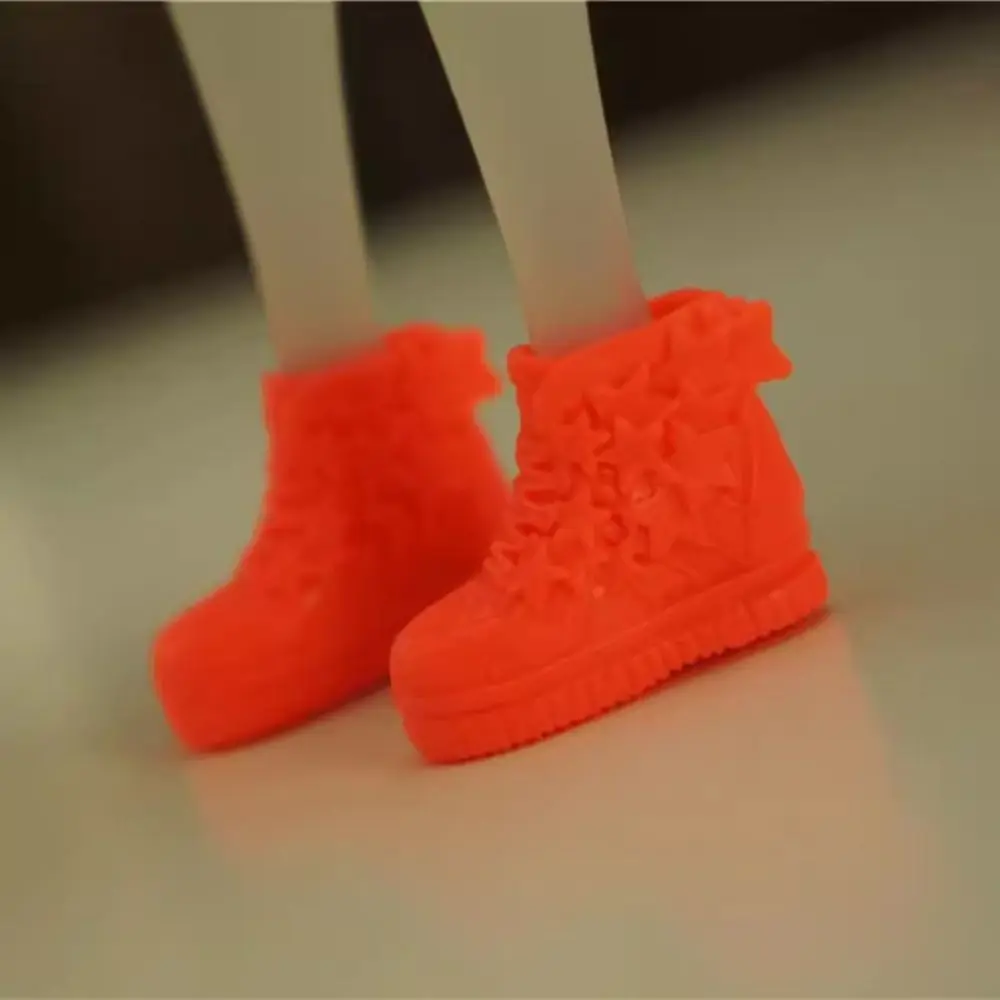 New Fashion 30cm Doll Shoes Plastic 2.2~2.4cm Length Foot Dolls Accessories Female Doll Boots Doll Accessories