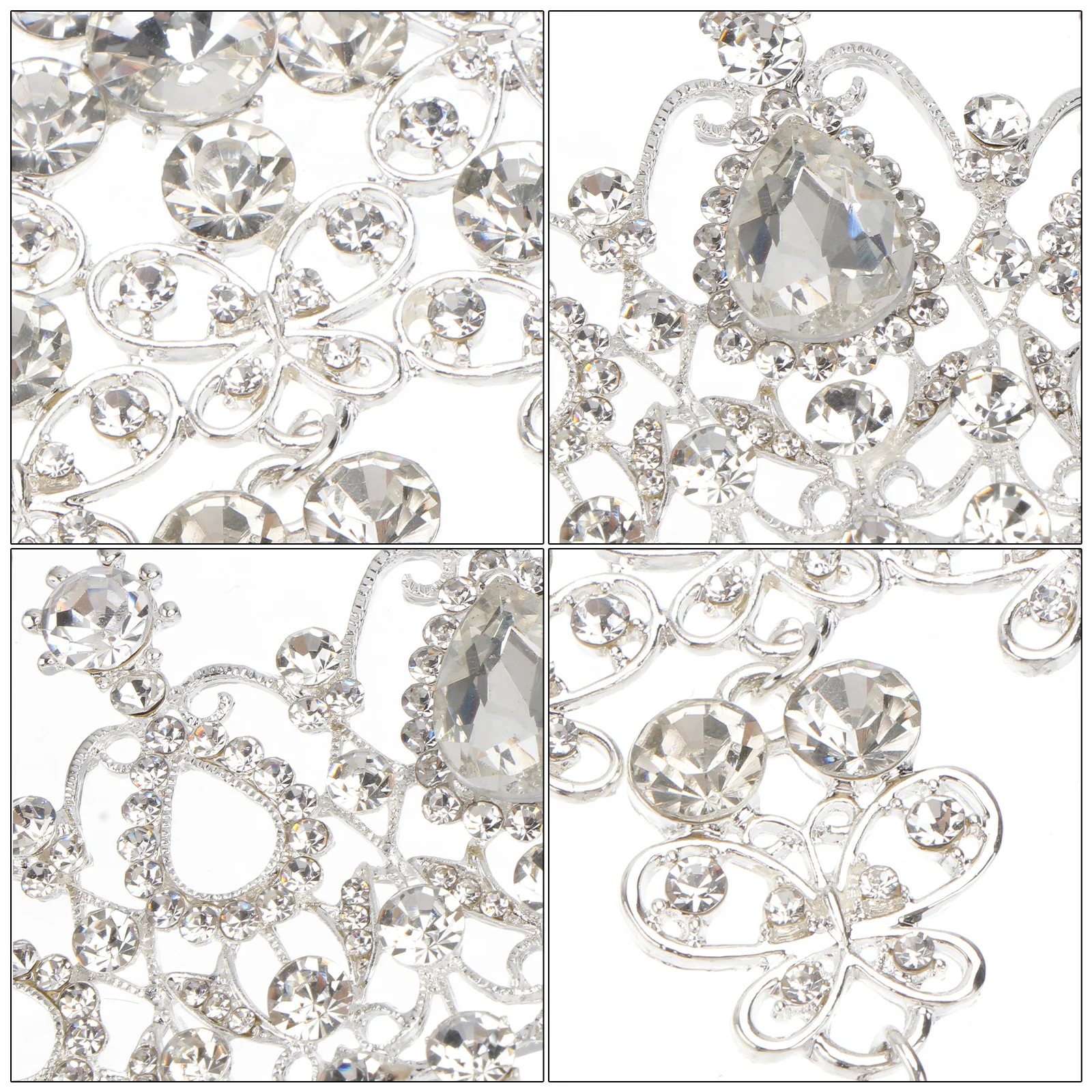 

Headdress Ornaments Crystal Wedding Bridal Headband Bride Necklace Exquisite