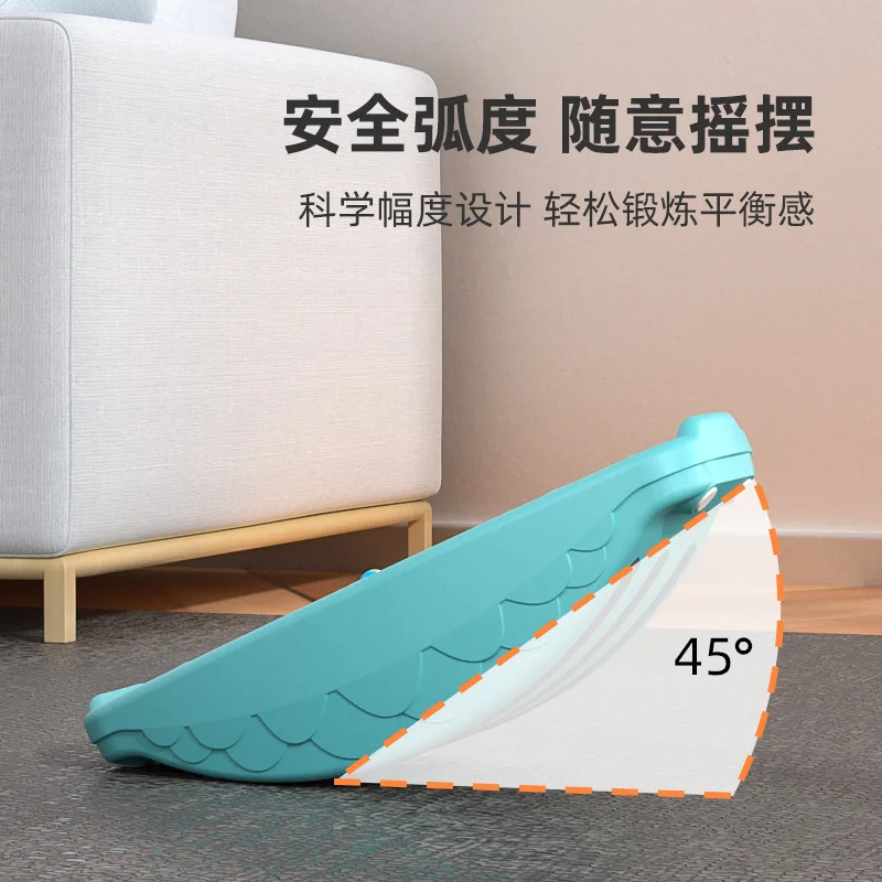 Indoor Smart Sensory Integration Training Balance Board Bending and Curling Board Puzzle Portable Fitness Equipment Toy Seesaw