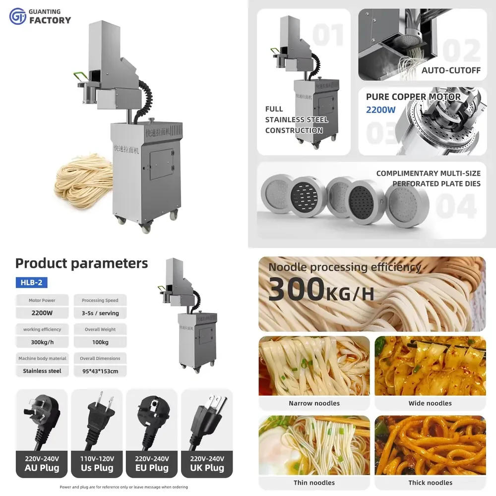 

Multi-specification Machine Make Noodle Commercial Noodles Automatic Making Machine for Mee Goreng