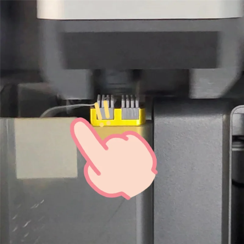 

L53A-насадка, силиконовый стеклоочиститель для Bambu Lab P1S, скребберы, очиститель печатающей головки, протирка