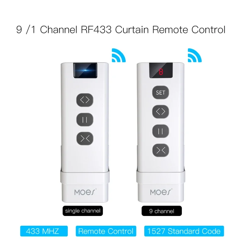 Tuya Smart Life WiFi RF433 Przełącznik żaluzji Przełącznik kurtyny z pilotem do elektrycznej rolety Home Alexa Smart Home