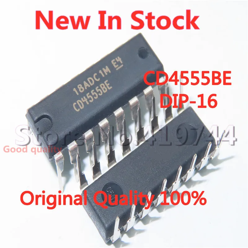 5PCS/LOT CD4555BE CD4555 DIP-16 logic-signal switch multiplexer decoder In Stock NEW original IC