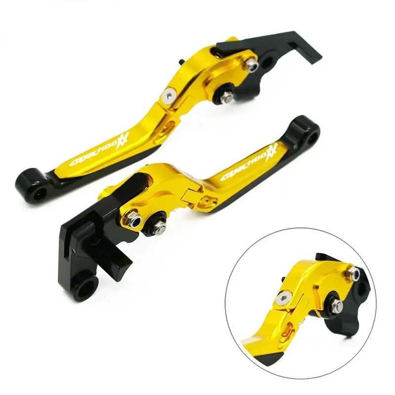 لهوندا CBR 1100XX CBR1100XX CBR 1100 XX 1997-2007 دراجة نارية قابل للتعديل للتمديد للطي دواسة فرامل رافعة مقبض رافعة #4