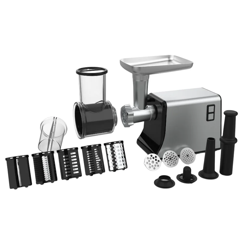 Electric Meat Grinder Stainless Steel Meat Mincer Grinder Machine Slicer Food Chopper Sausage Maker