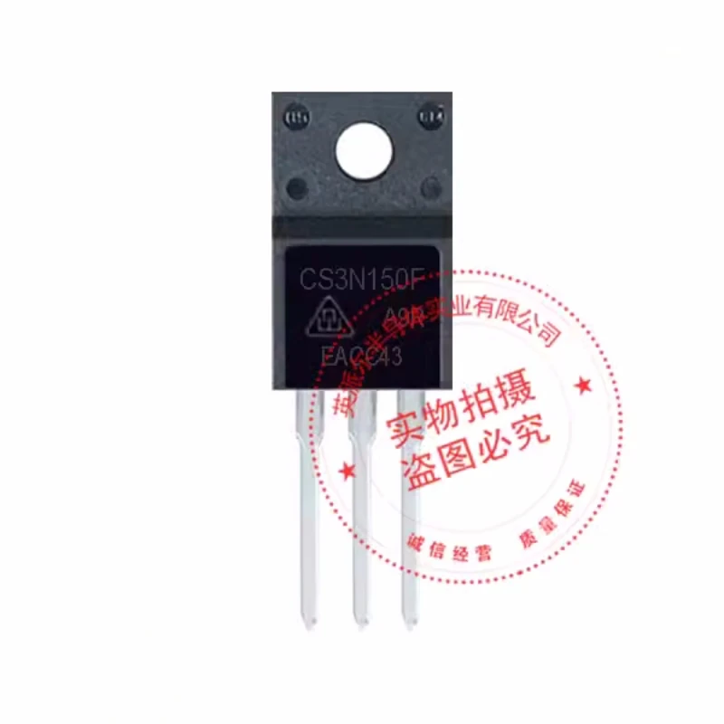 

New Original 10Pcs CS3N150F CS3N150FA9R TO-220F 1500V 3A MOSFET Field-effect Transistor Good Quality