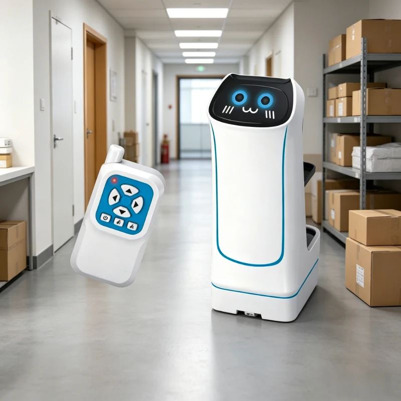 New  Remote Control Food Delivery Robot Toy, Remote Control Toy Robot With Light And Music, Children's Birthday Gift