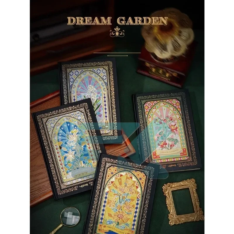 Diario A5 Con Copertina Rigida D'arte Retrò. Estratti Di Note Di Lettura Semplici E Ispessiti, Squisiti Quaderni Per Studenti Scritti A Mano.