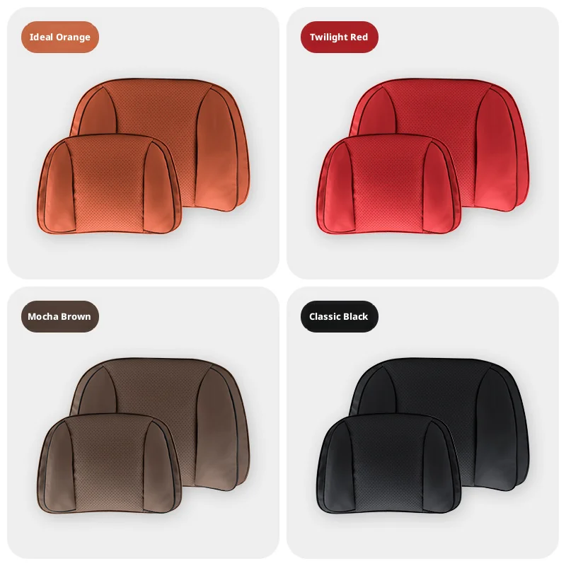 Top Car Headrest Neck Support Seat For Mercedes-Benz Maybach S Class E Class C Class Soft Universal Adjustable Car Lumbar Pillow