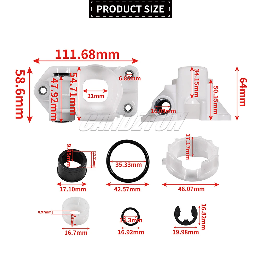 For Fiat Brava Bravo Marea Alfa Romeo 145 146 147 Lancia Delta Lybra New Gear Lever Repair Kit 46411553 46411550 car accessories - view 6