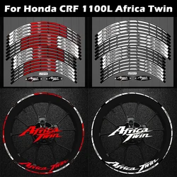 For Honda CRF1100L Africa Twin crf 1100 l 21'' 18'' Motorcycle Motorbike Wheel Rim Hub Decals Reflective Sticker Accessories