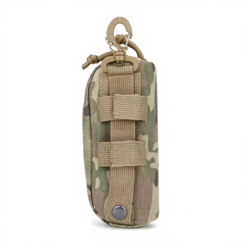 Molle Waterproof Nylon Sunglasses Pouch 2L Soft Storage Bag, EDC Waist Pack Accessories For Hunting & Outdoor Use
