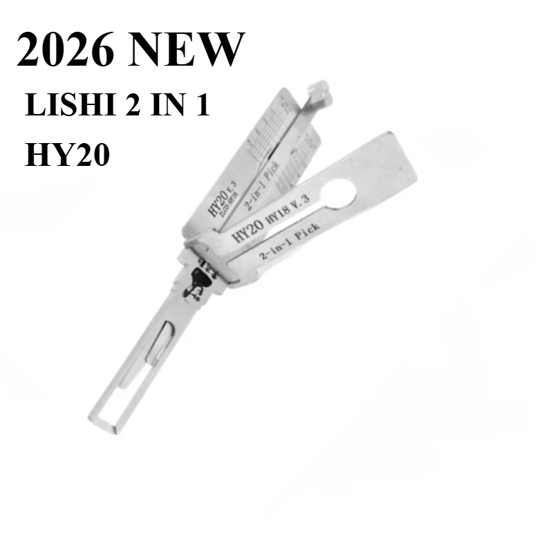 1pcs 2026 NEW Lishi 2-in-1 Pick/Decoder for Hyundai/Kia HY20 V3 LOCKSMITH TOOL Locksmith Ganzua