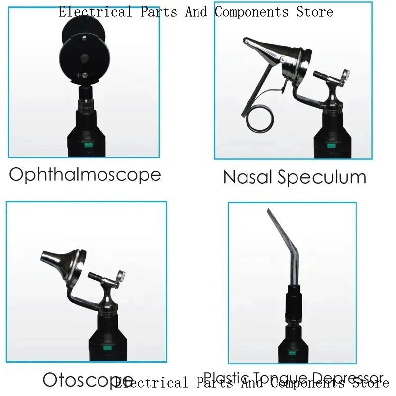 Vet Pet Digital Otoscope Oto-Ophthalmoscope Medical Eye And ENT Diagnostic Kit Portable Veterinary Opthalmoscope