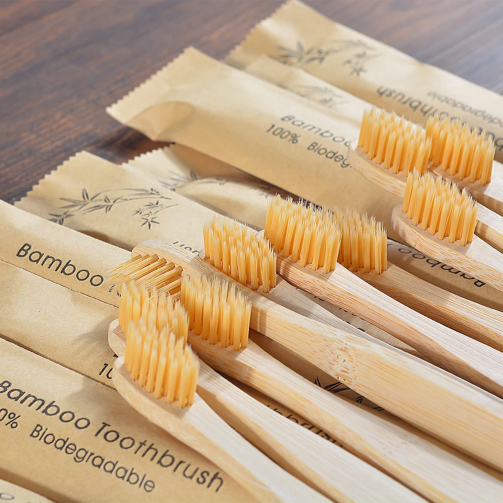 10Pack Kinder Weichen Borsten Bambus Zahnbürste Freundliche Zahnbürste Sets Zähne Tiefen Reinigung Dental Mundpflege Kind Zahnbürste – Detail 9