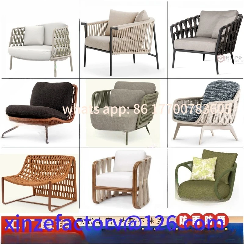 

Customizable Outdoor Sofa Leisure Chair Waterproof Furniture