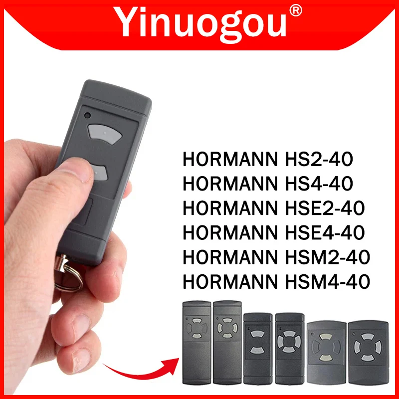 HORMANN 40.685MHz HSE2 HSE4 HSM2 HSM4 HS2 HS4 Garage Door Remote Control Duplicator 40MHz Clone Garage Door Opener Transmitter