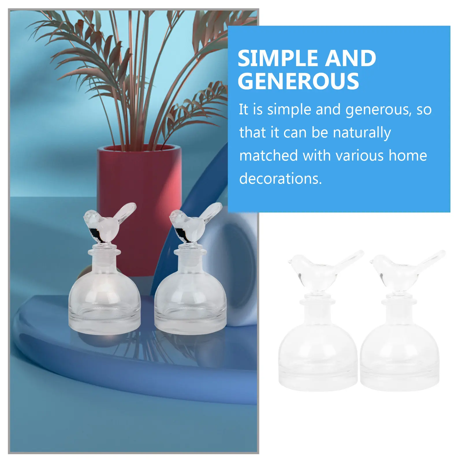 2 szt. Szklane butelki na perf – Home Fragrance Bottle recenzja i cena