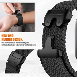 Braided Strap For Apple Watch ultra 3 2 Band 49mm 44mm 45mm 46mm 42mm 40mm 41mm Bracelet IWatch Series 11 9 8 7 10 SE band 44 mm