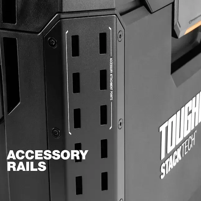 TOUGHBUILT TB-B1-B-70R StackTech Rolling Tool Box Multi-functional Maintenance Parts Box Storage Caddy Removable Trolley Toolbox