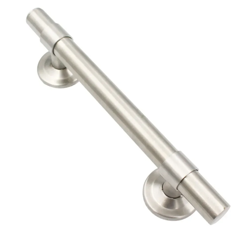 Split Handle Handle Door Hardware Home Improvement 1pc Comfortable European Modern Silver Simple Elegant Design