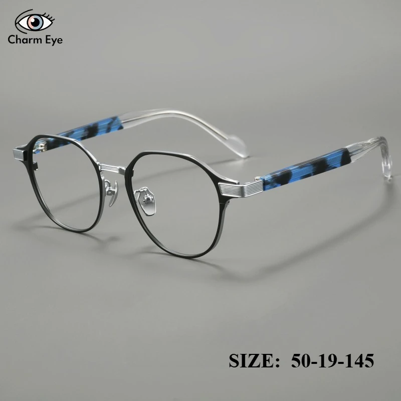 pure-titanium-men-round-glasses-retro-acetate-optical-myopia-eyewear-women-high-end-light-luxury-anti-blue-light-eyeglass-frame