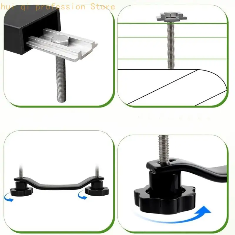 Metall-Dachzelt-Montageset mit handdrehbarem Sternknopf-Design H8WE – Detail 10