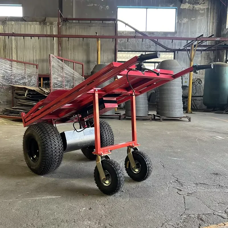 1000kg Heavy Duty Electric Trolley 1000W Power Open Body Cart Industrial Warehouse Hand Truck Mover for Logistics Transport