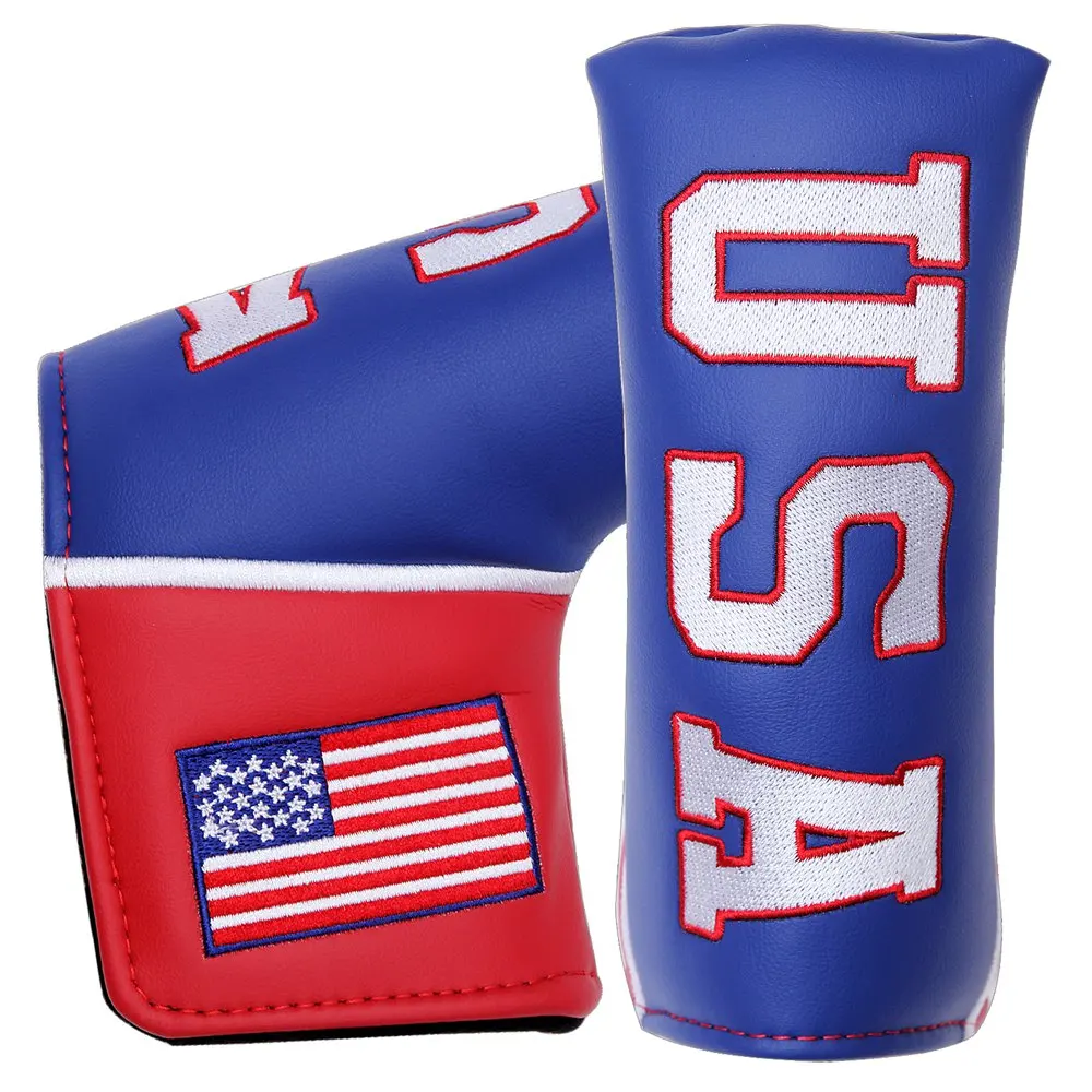 Funda protectora de cuero PU para Putter de Golf, cubierta para la cabeza, apta para Golf, Club de Golf, accesorios para cabezales, 1 ud.